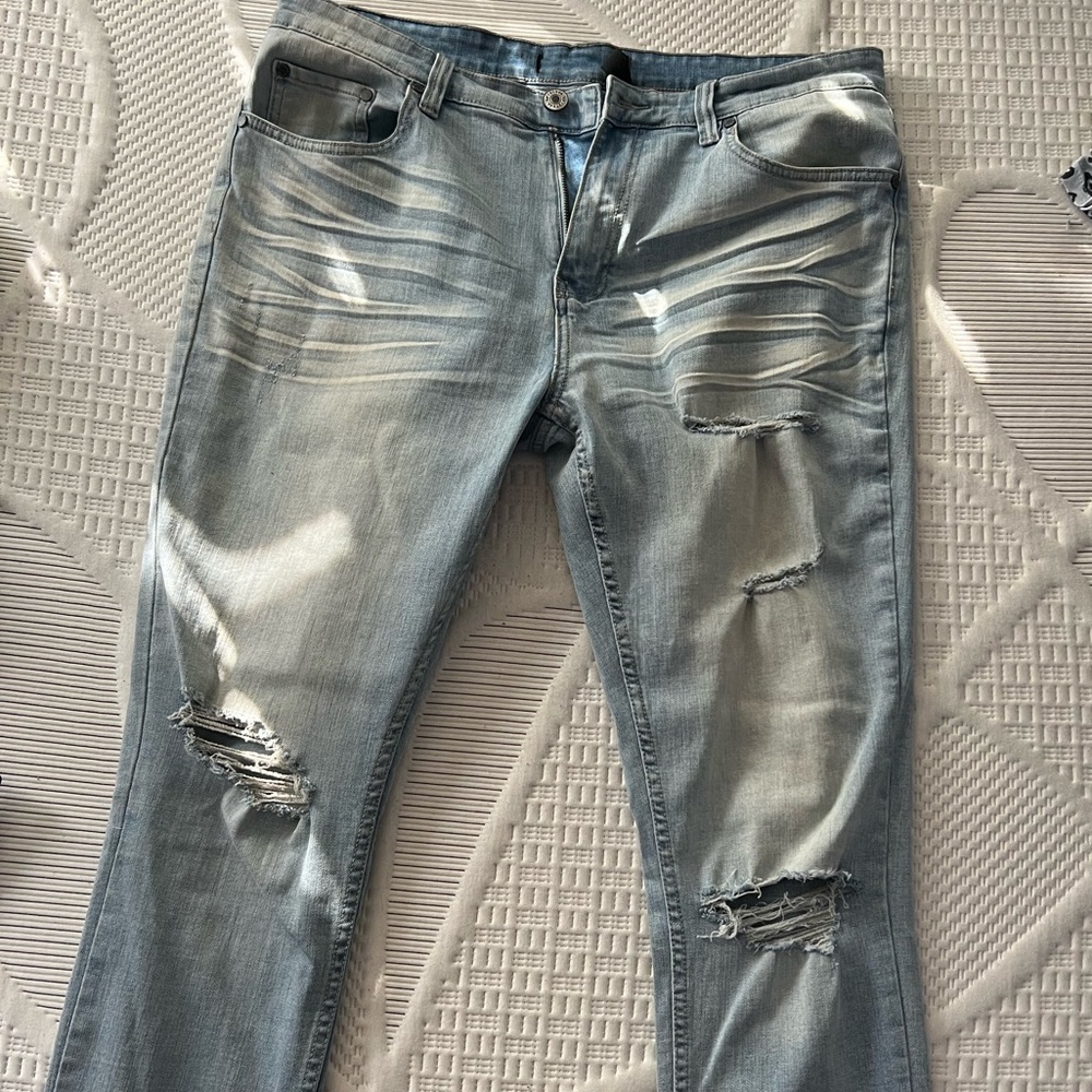 Mens Serenade Light Skinny Jeans